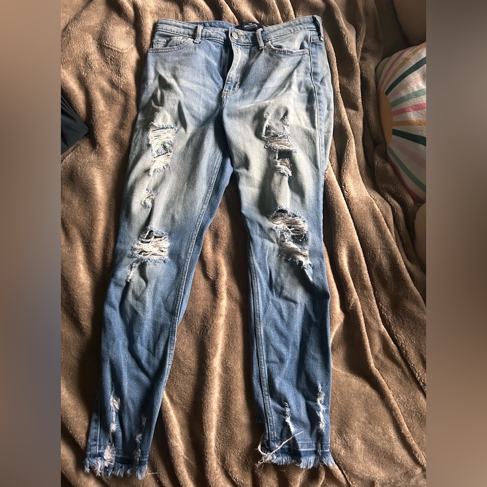 Ripped Hollister Jeans